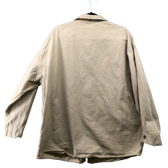 Wayne x Zavier Canvas Chore Jacket Mens 2XL Shacket Khaki Beige Utility Outdoor - Picture 2 of 11